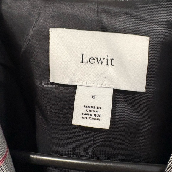 Lewit plaid wool blend blazer - Picture 4 of 8